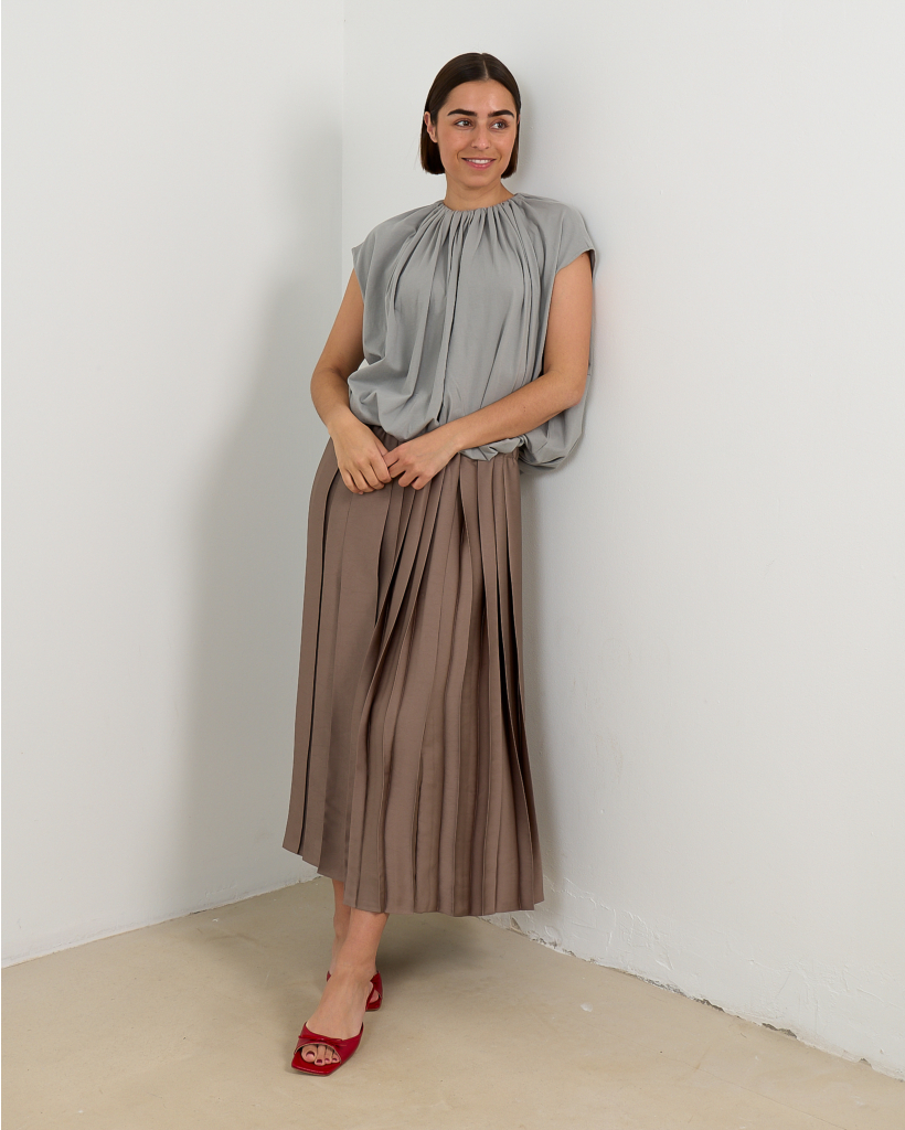 Pumice Grey Blouse