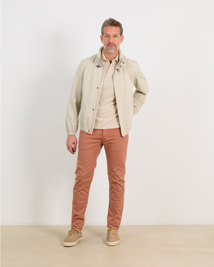 Beige Travel Stretch Jacket