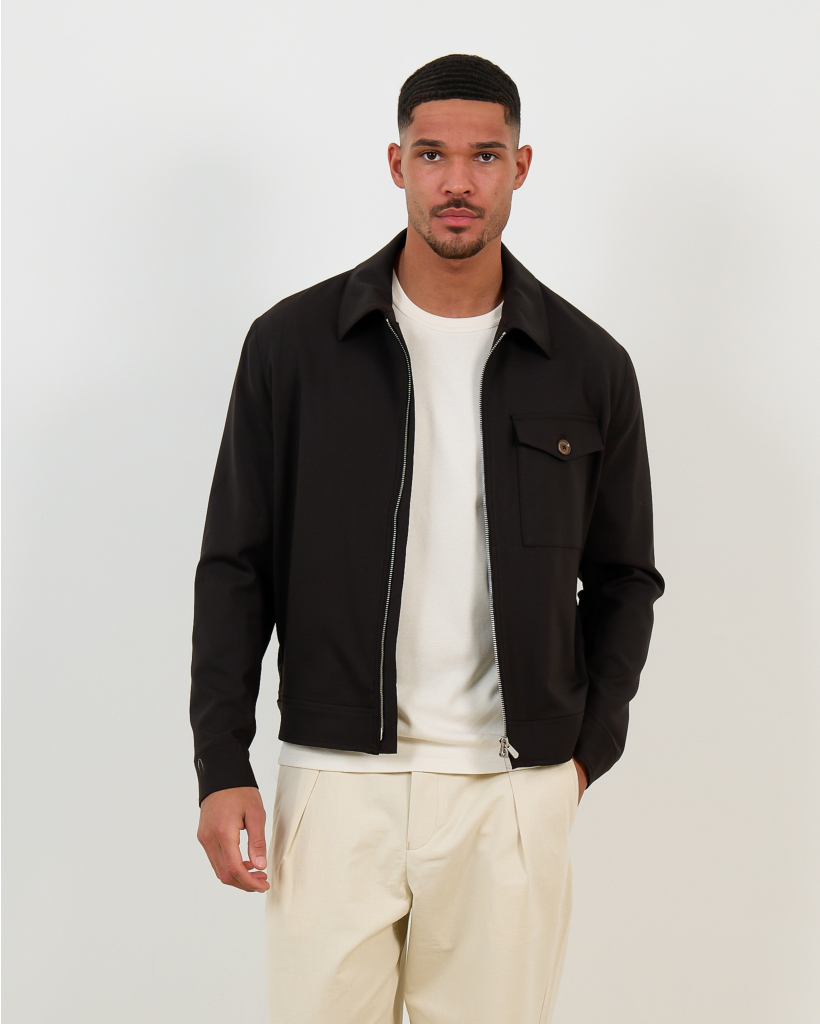 Ventuno Short Dark Brown Jacket
