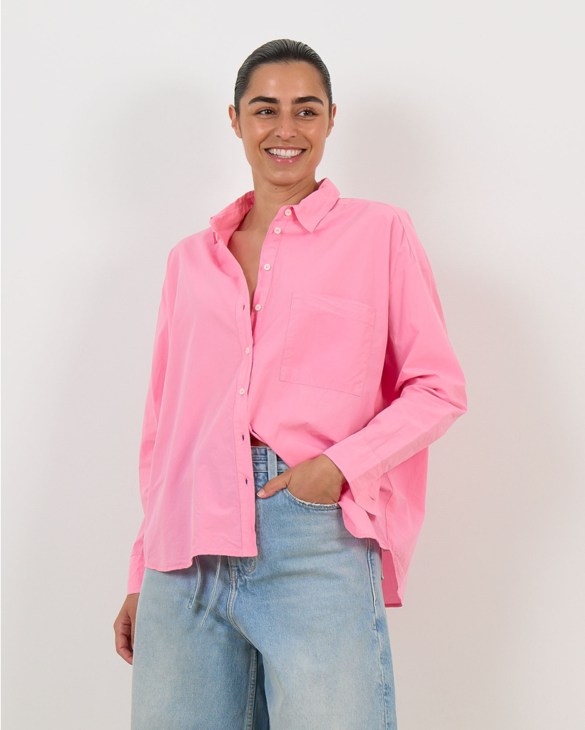 Caroline Poplin Shirt Blouse Candy