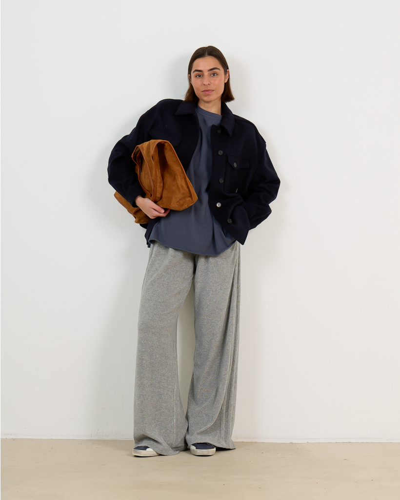 Jolie Terry Cloth Sweatpants Grey