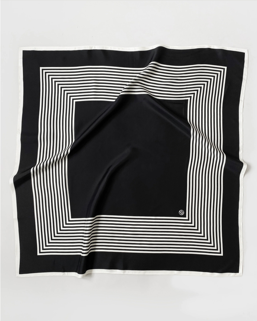 Silk Scarf No. 2 Black