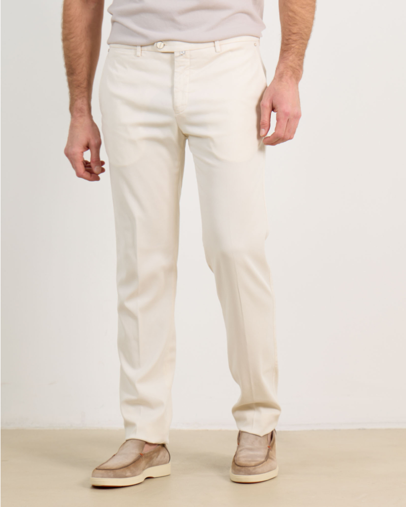 Casual trousers with slash pocket 16 vanilla