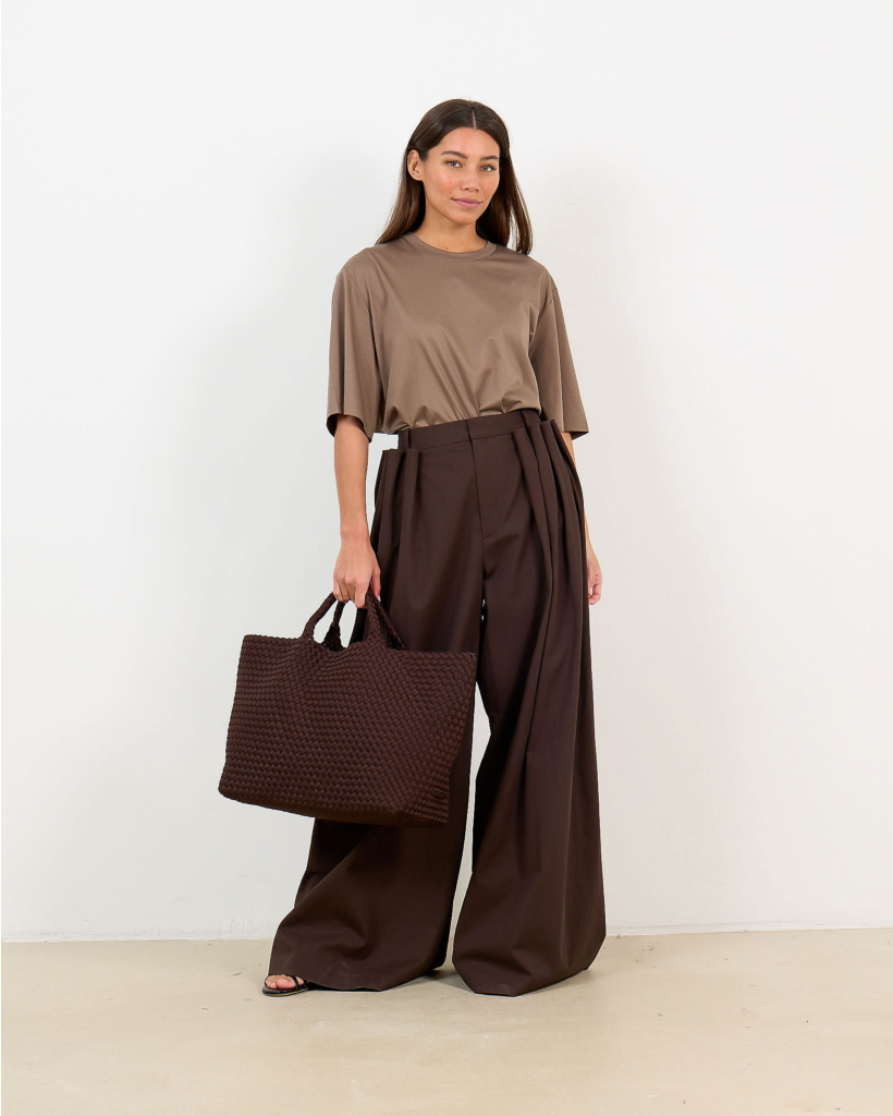 Pleated Trousers Hickory Brown