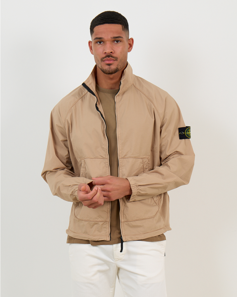 6100044 Oversized Cotton Jacket Taupe