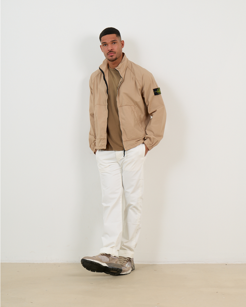 Brown Short-Sleeve T-Shirt with Chest Pocket