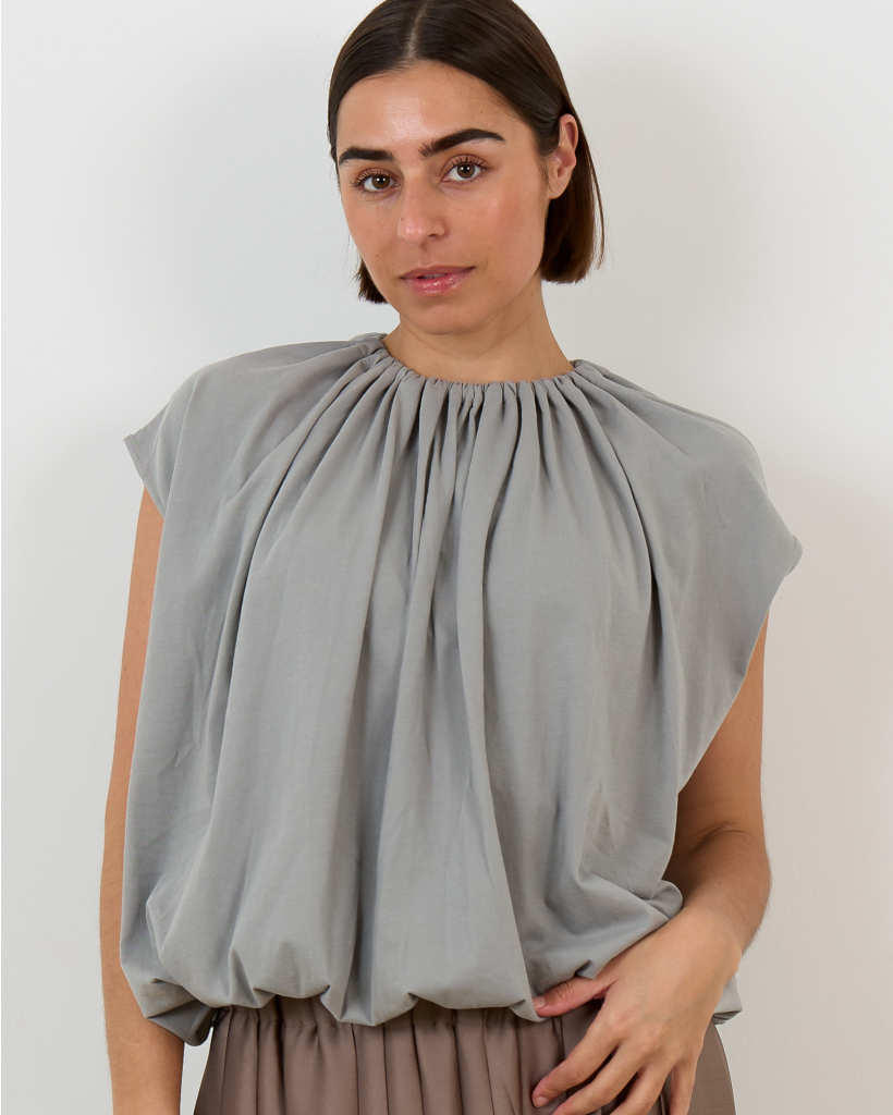 Pumice Grey Blouse