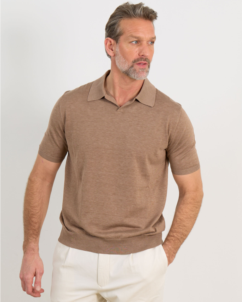 Taupe polo