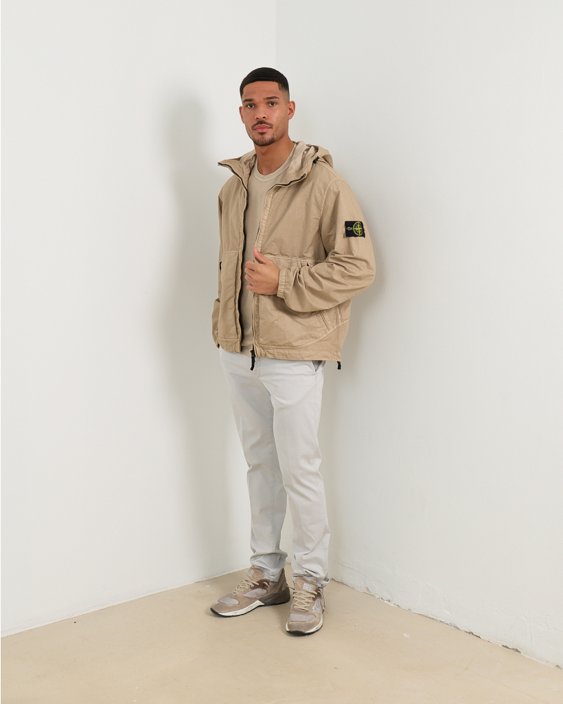 4100053 Nylon Jacket With Hood Desert