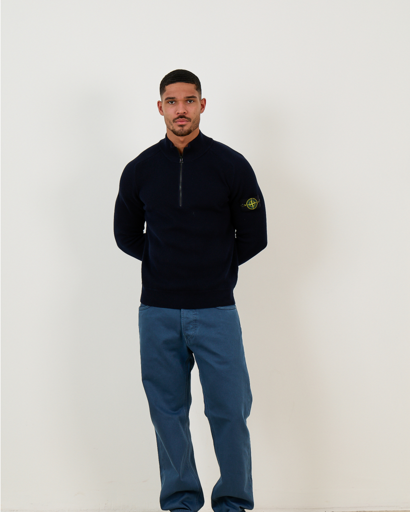 5100124 Turtleneck Pullover Navy Blue