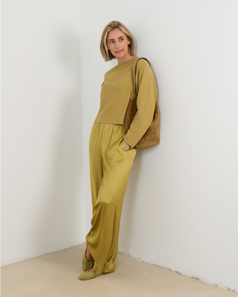 Meami Long-Sleeve Pullover - Mustard