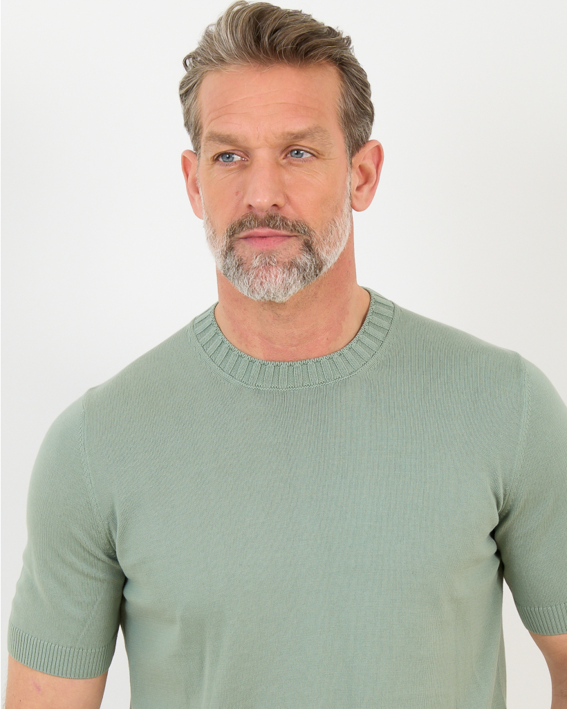 Sage Crew Neck Pullover