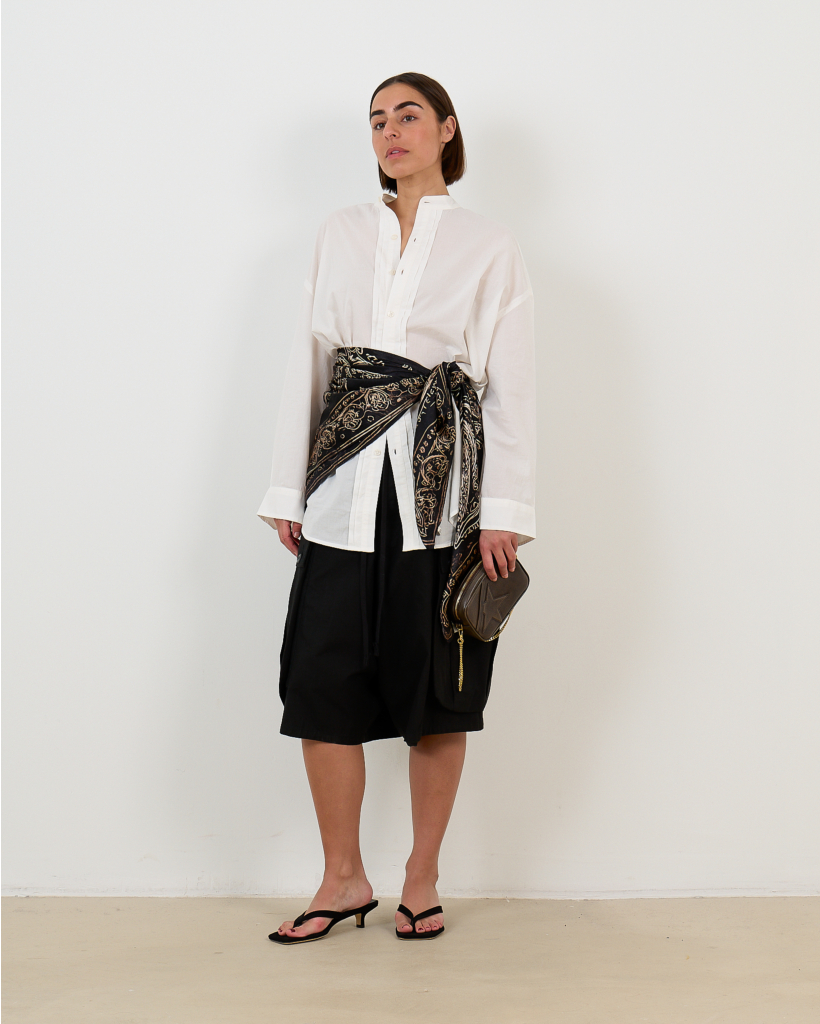 Oversized Bandana Scarf Black