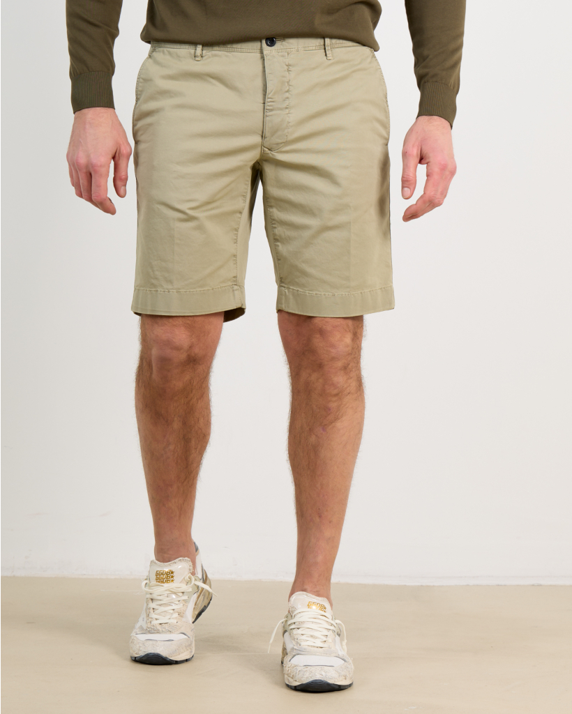 Slim Bermuda Shorts - Sage