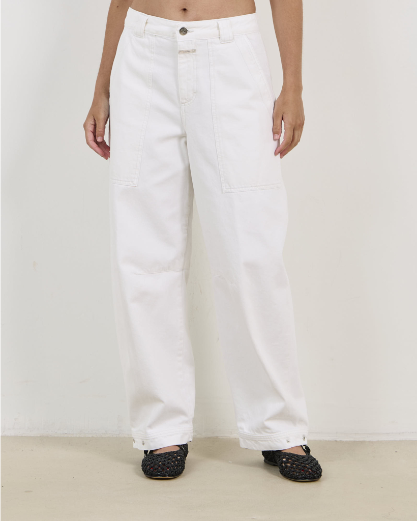 Rhannon Barrel Jeans Off-White