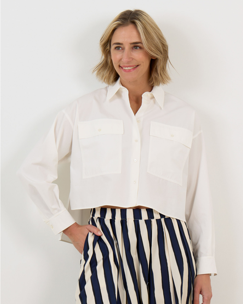 Wkdbruno Asymmetrical Blouse White
