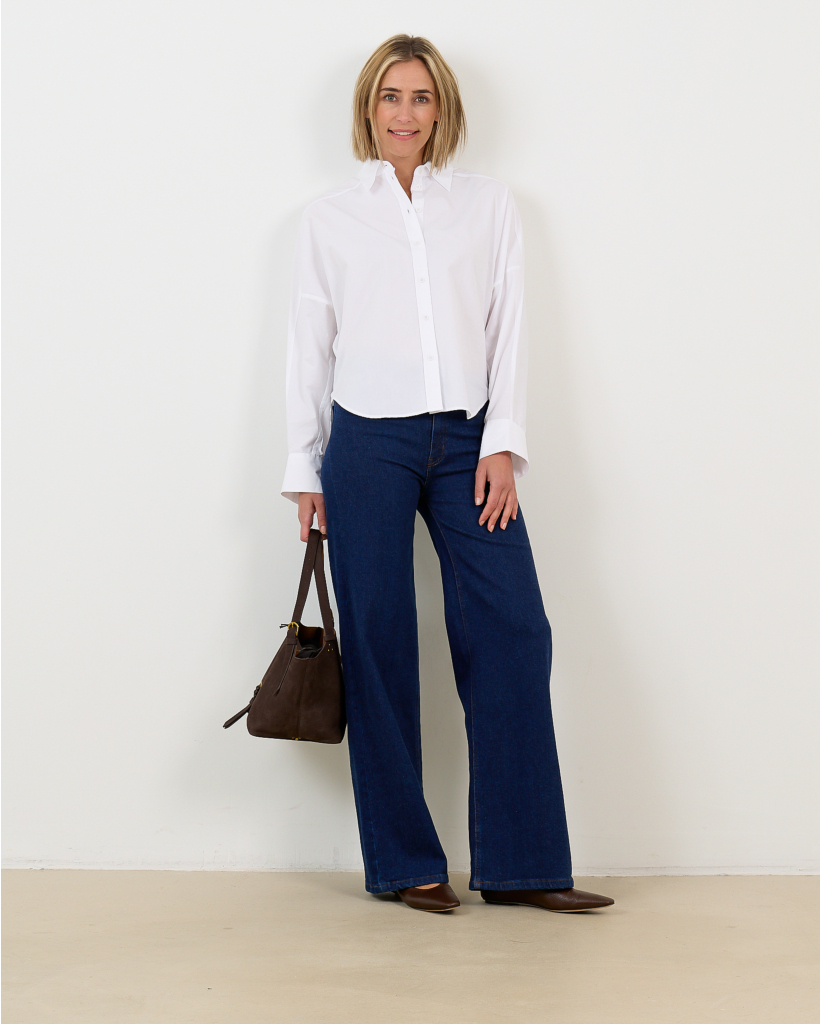 Palazzo Jeans Dark Blue L32