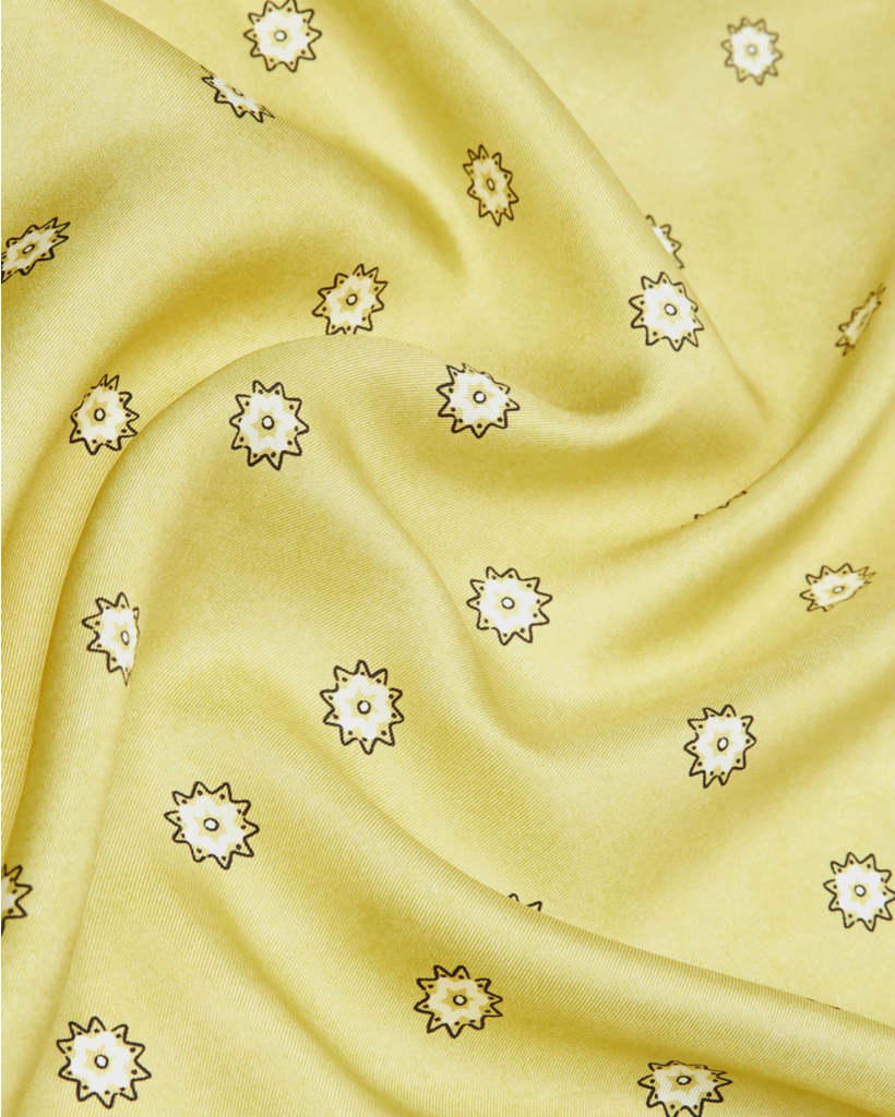 Pentola Yellow Square Scarf