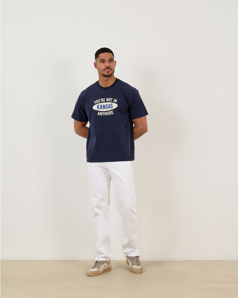 Kansas Navy T-Shirt