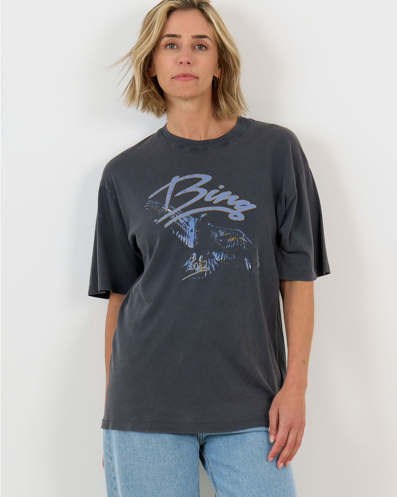 Kent T-Shirt Eagle Washed Black