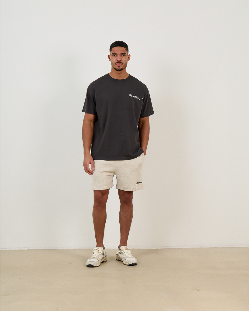 Double Logo T-shirt Black