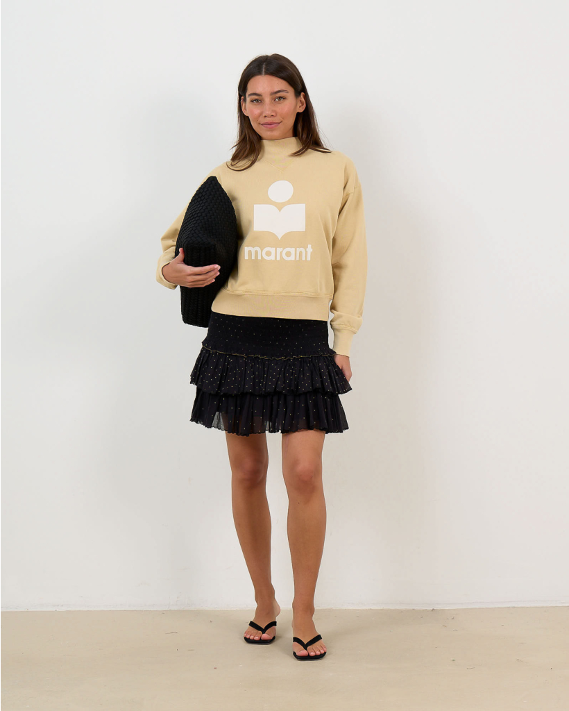 Vaomy Short Black Skirt