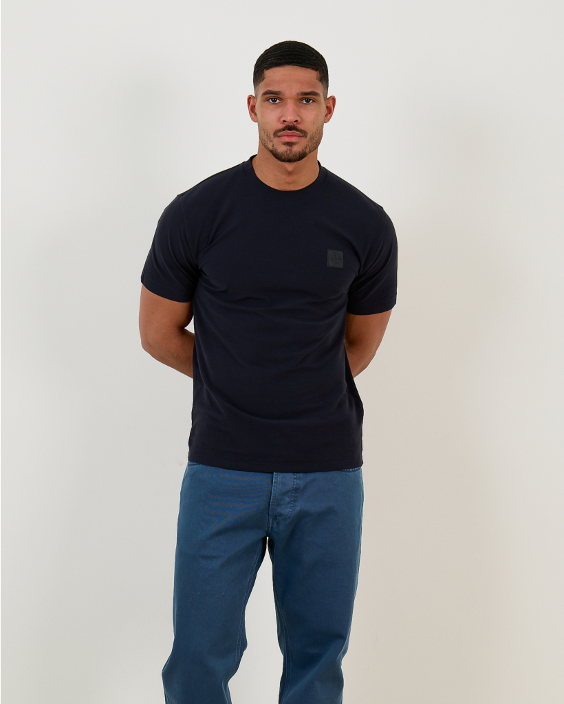 2100021 Ghost Logo Shirt Navy Blue