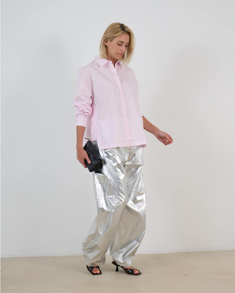 Gabe Overshirt Blouse Pink