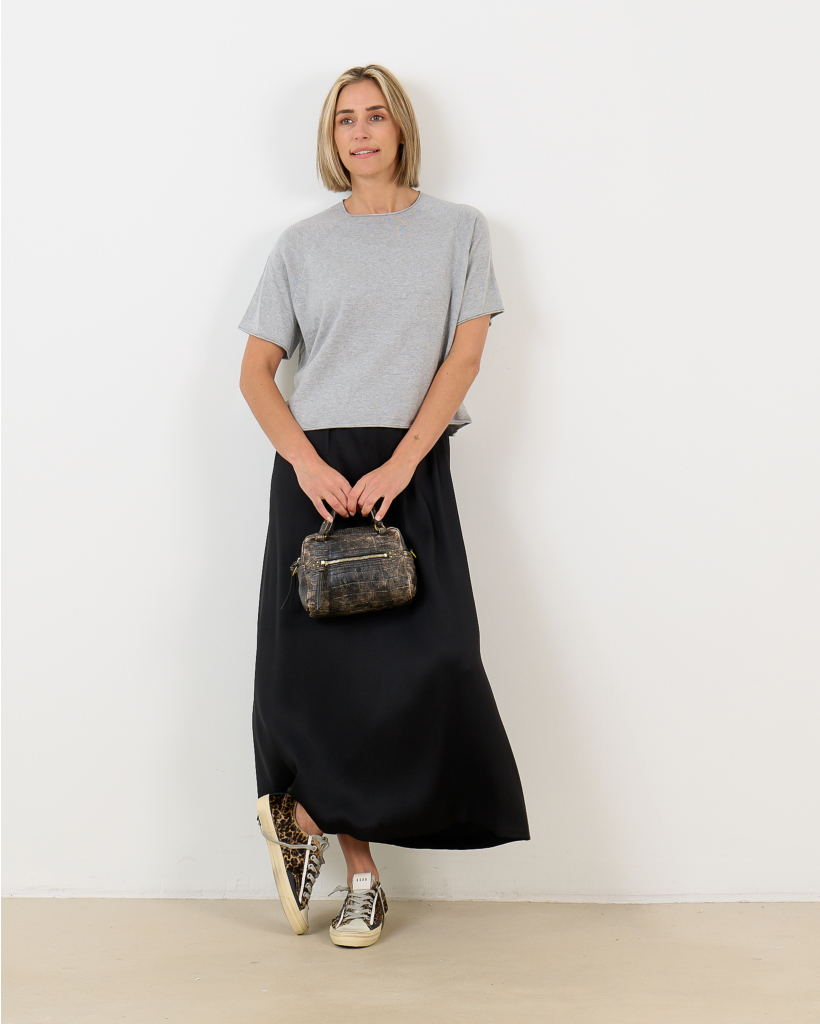 Moeny grey melange pullover