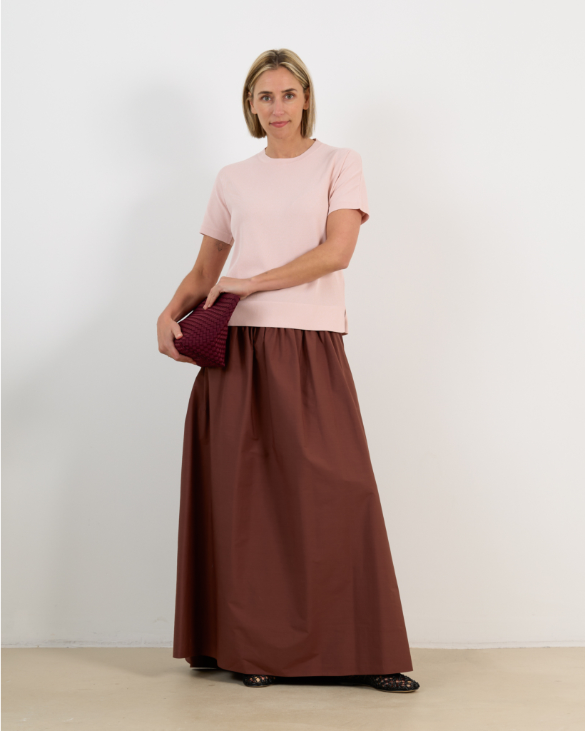 Niky Persy Short-Sleeve Round-Neck Pullover Pink