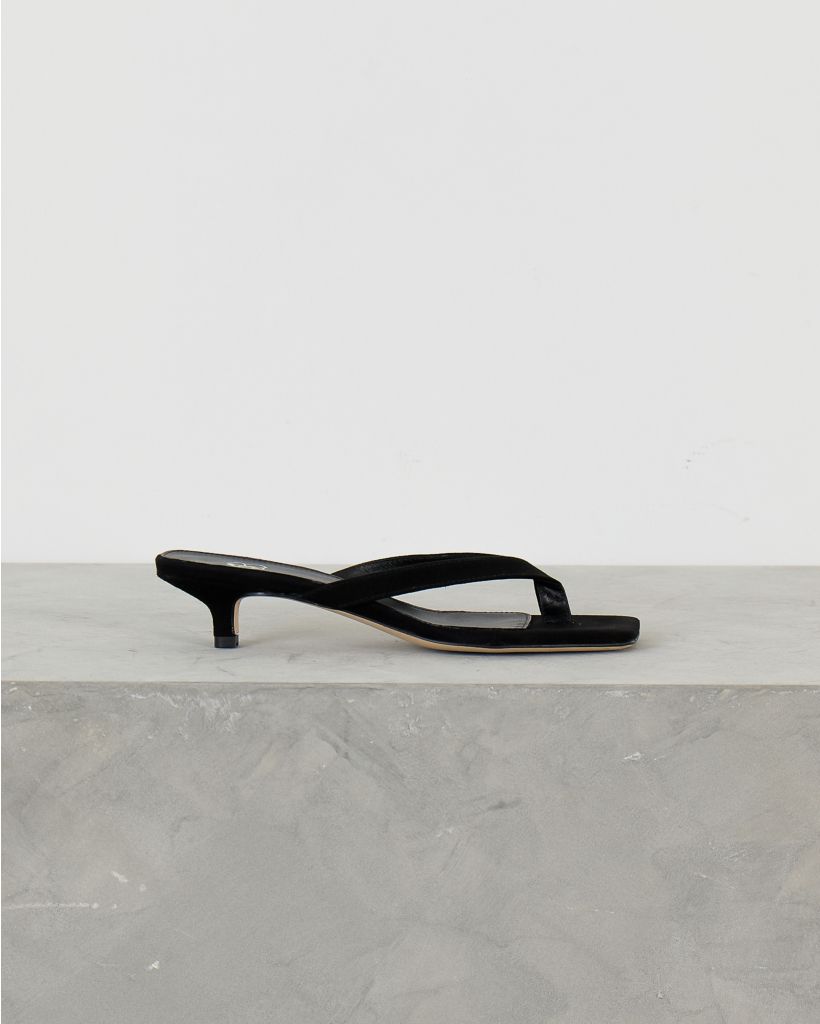 Cora Black Suede