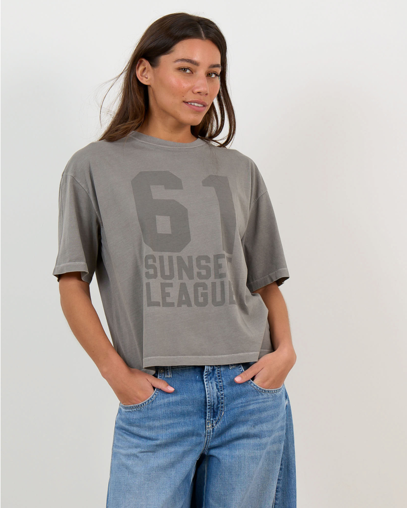 T-shirt with Stone print