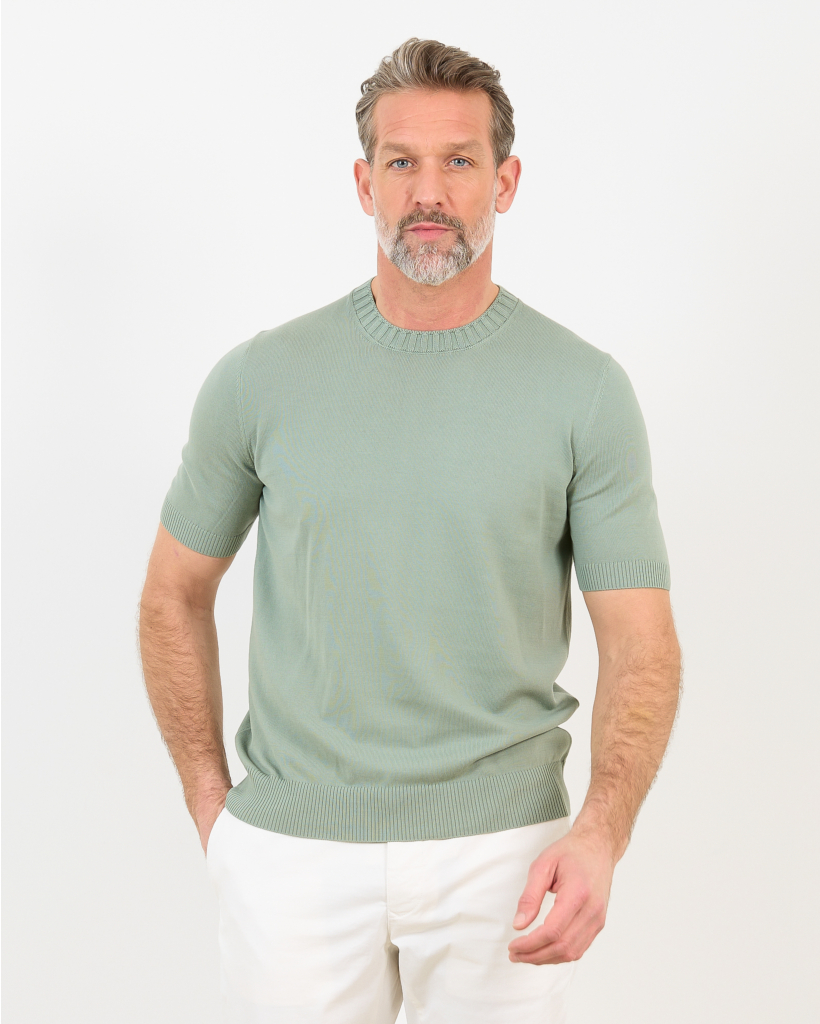 Sage Crew Neck Pullover