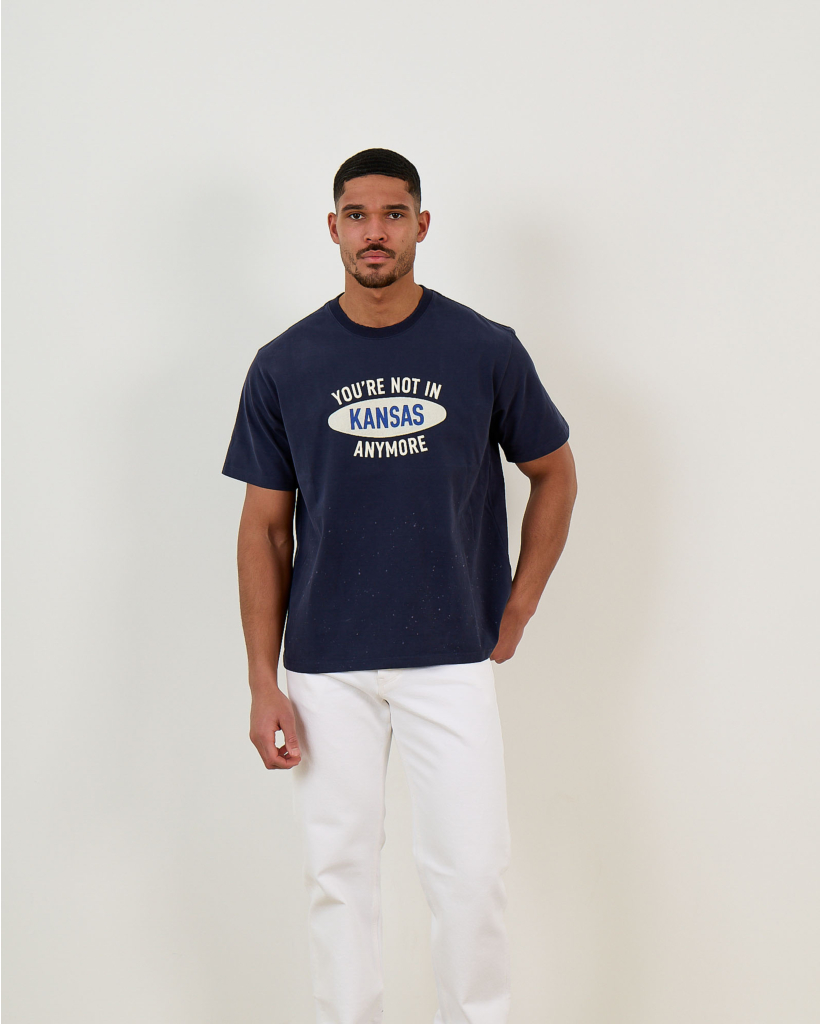Kansas Navy T-Shirt