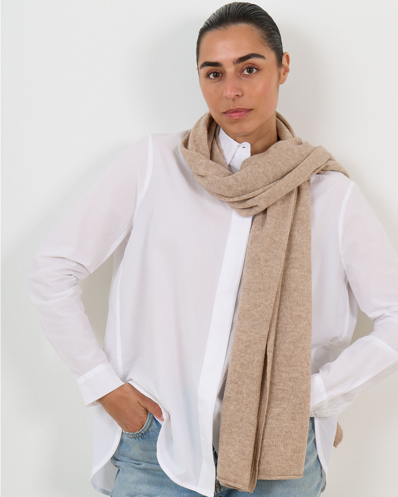 Infinity Cashmere Scarf Chestnut