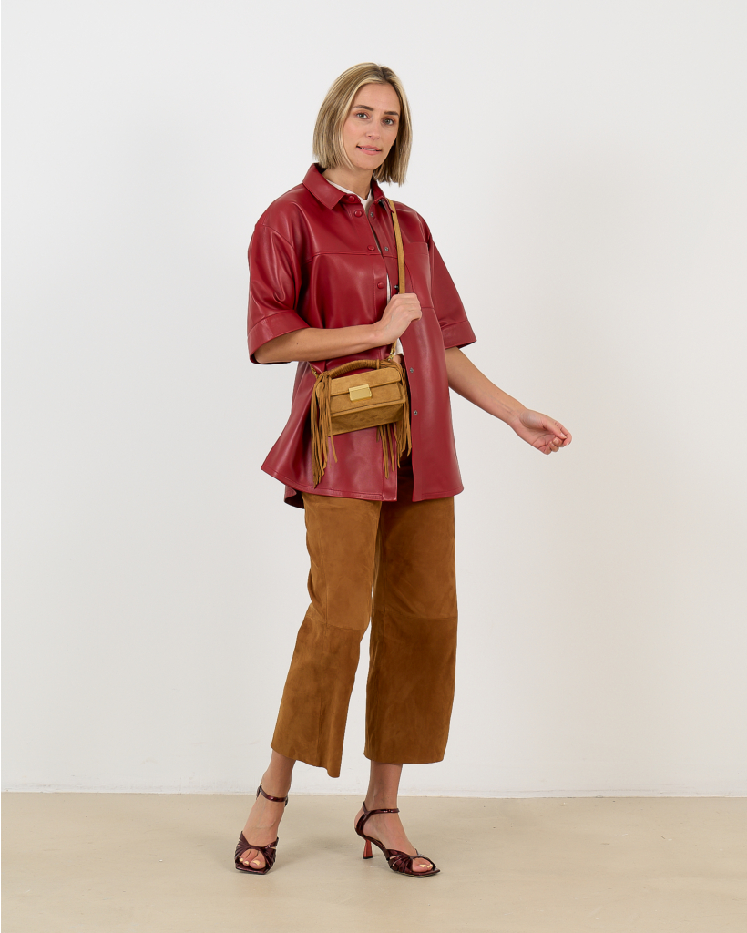 Addie Brown Suede Trousers