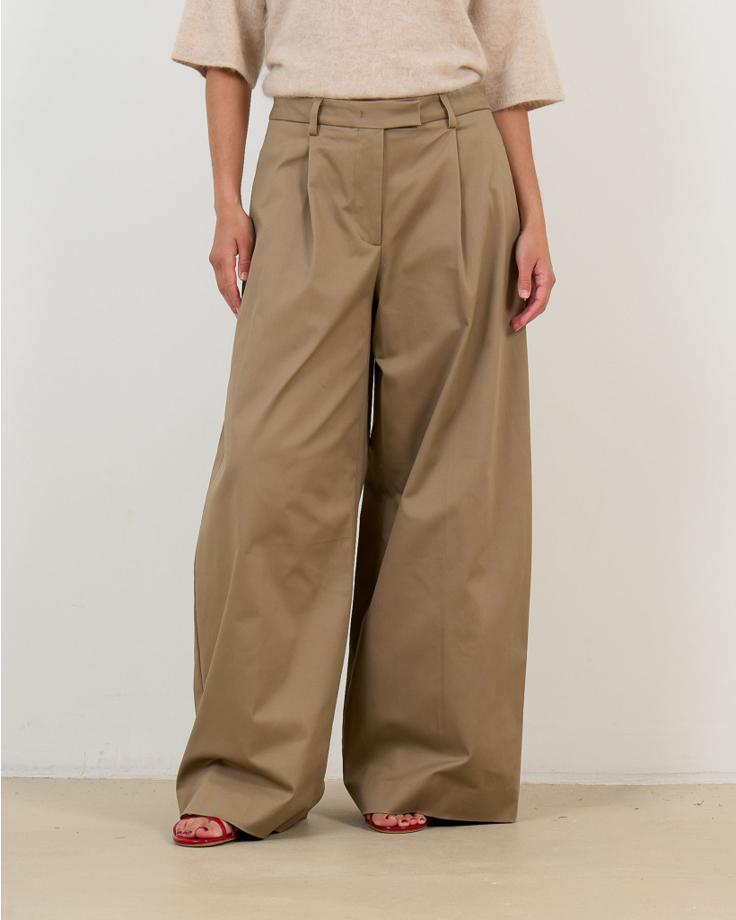 Deva Gabardine Trousers Cognac
