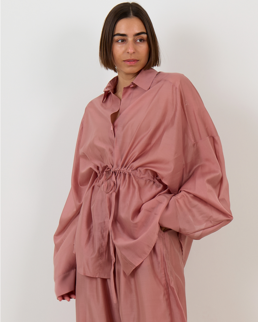 Dalida Mussola Long Sleeve Blouse Antique Pink