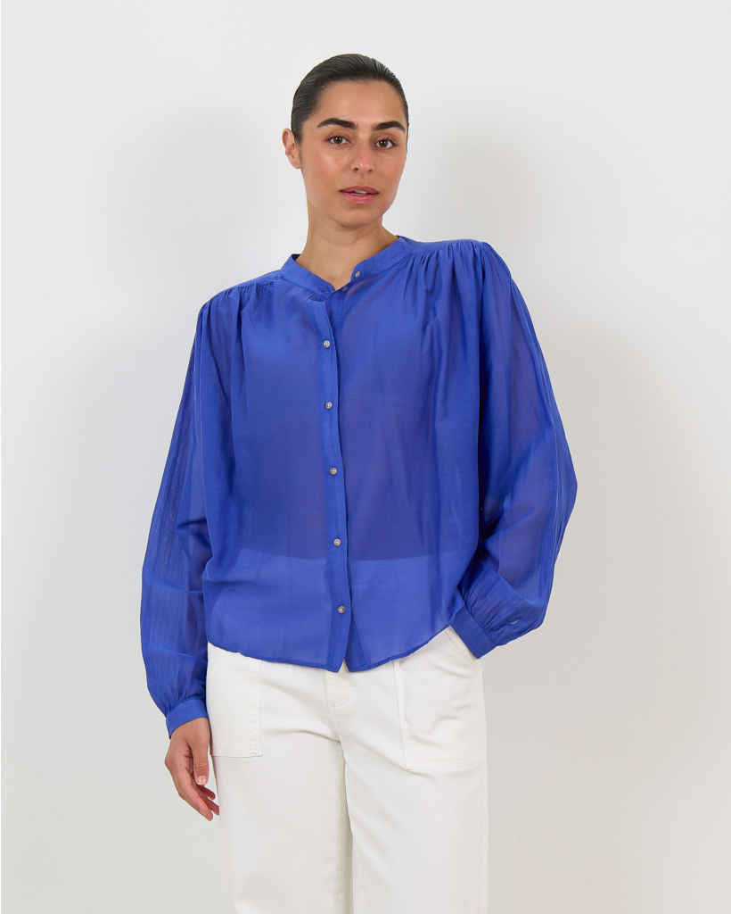 Gladis Cotton-Silk Blouse Cosmo