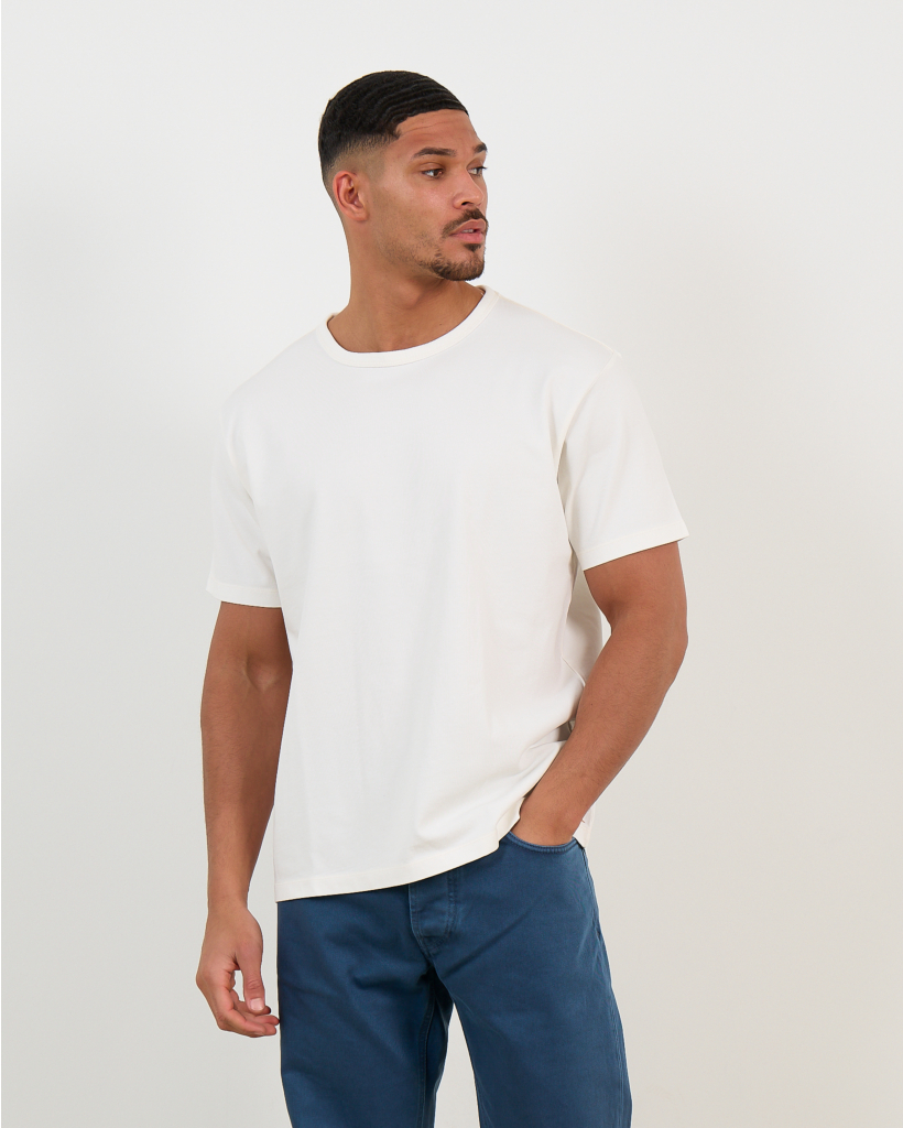Relaxed Heavyweight Jersey T-Shirt White