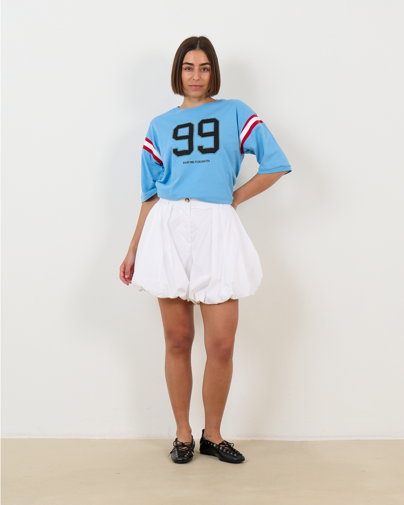 Dafne Poplin Shorts White