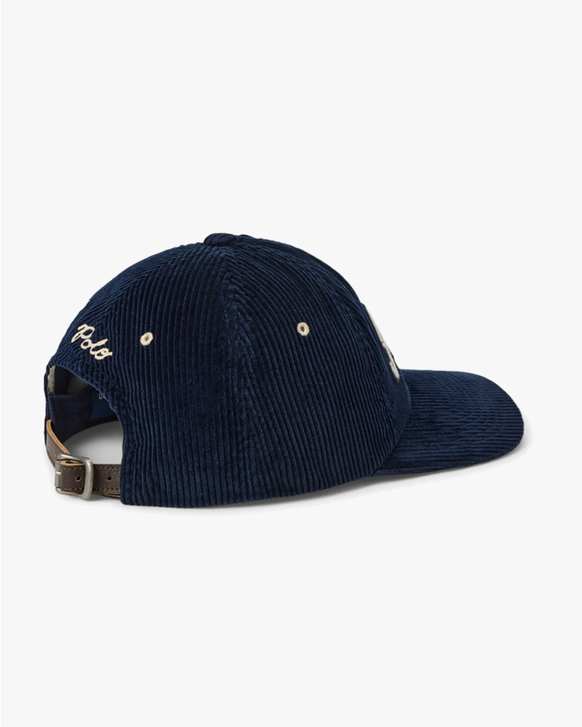Navy Corduroy Cap