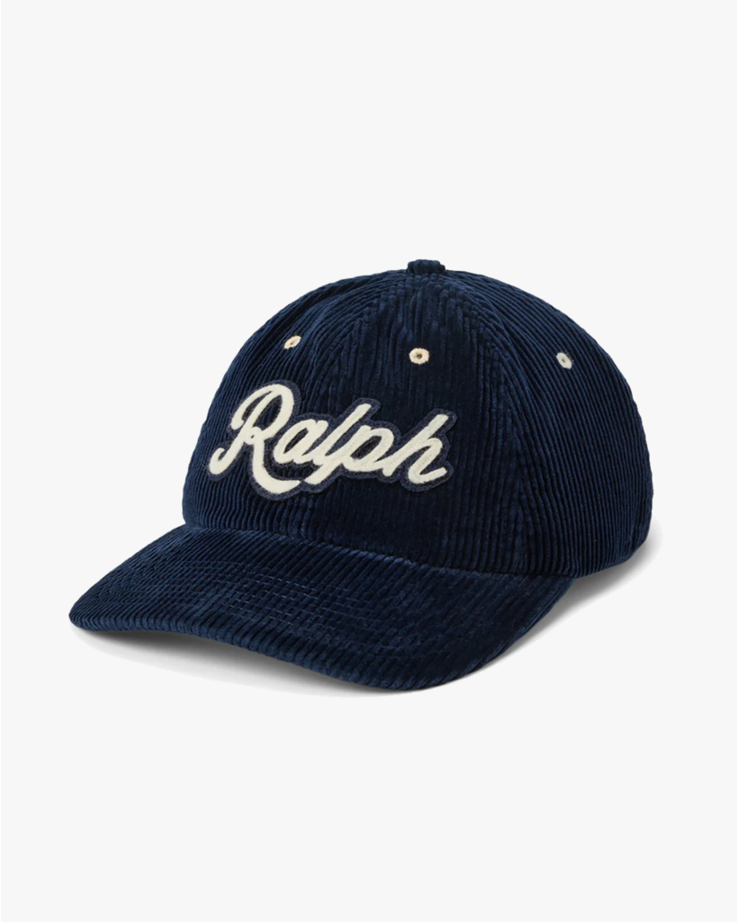 Navy Corduroy Cap