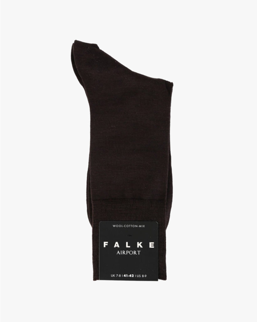 Airport Socks Dark Brown