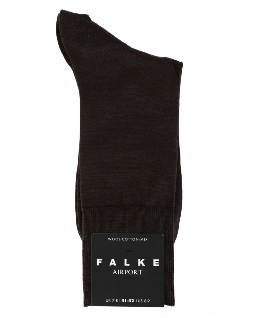 Airport Socks Dark Brown