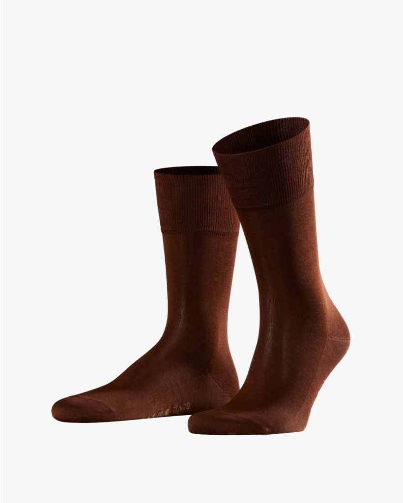 Burgundy socks