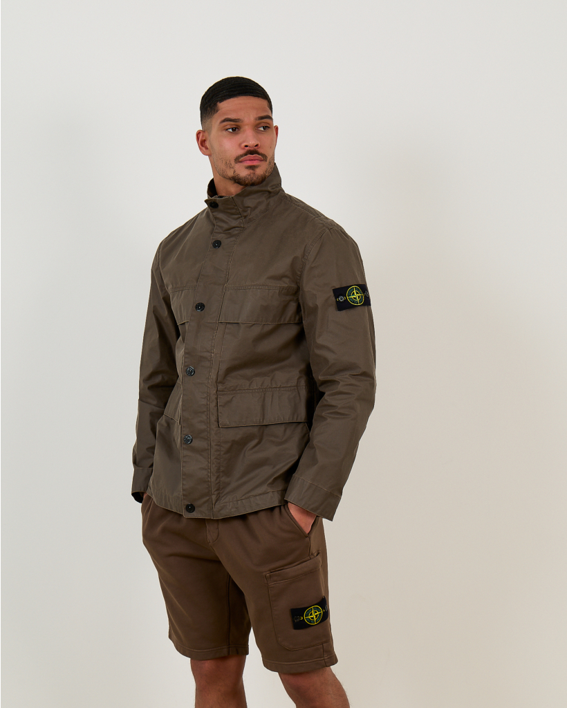 4100024 Waxed Field Jacket Brown