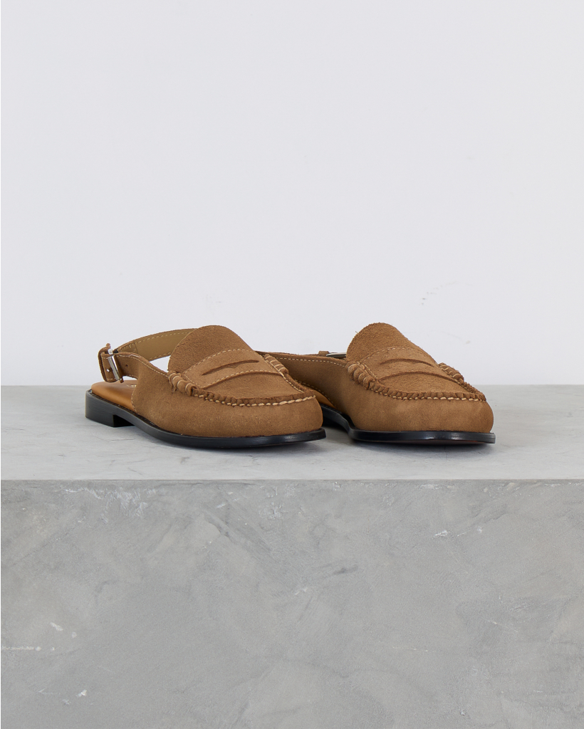 Dan Sandal Flesh Out Beige Camel