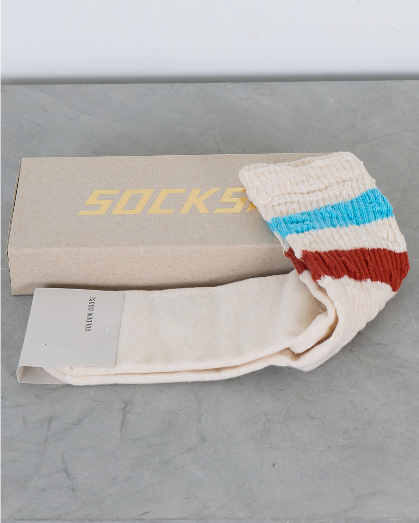 Vintage White Socks Arctic Wolf