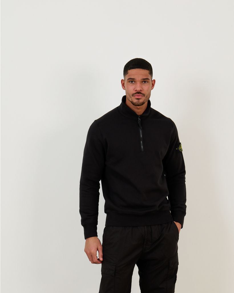 6100070 Half Zip Sweater Black